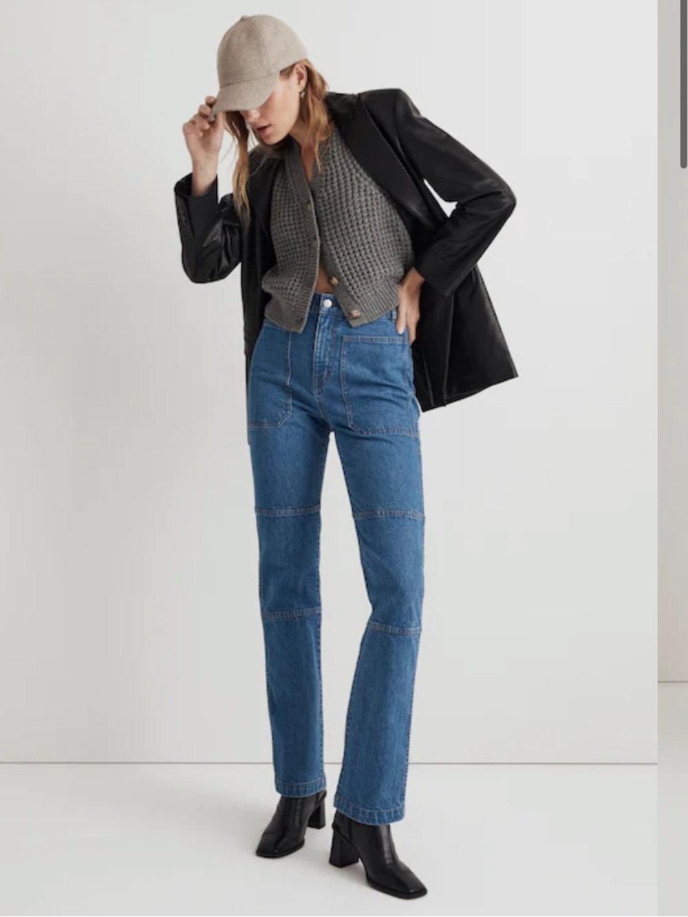Madewell Blue  90s Straight  Utility Jeans size 27